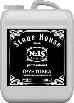 Ґрунтовка для стін глибокопроникна Stone House №15 Professional 10 л (00-00700995)