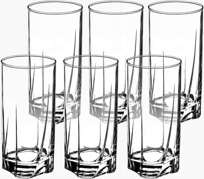 Zestaw szklanek Kadax Meco 380 ml 6 szt (5903699408087)