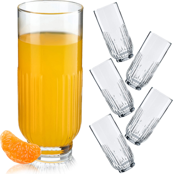 Zestaw szklanek wysokich Kadax Driva 395 ml 6 szt (5903699482582)
