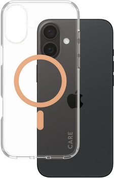 Панель CARE by PanzerGlass Flagship Case Transparent Urban Combat w. Peachy MagSafe для Apple iPhone 16 Plus (5715685004414)