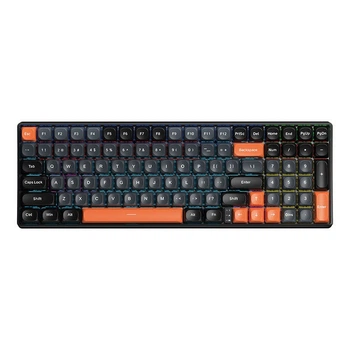 Клавіатура Aula S100 Wired keyboard Brown switch Black EN/UA (6948391203157) ( 18912 ) Чорний