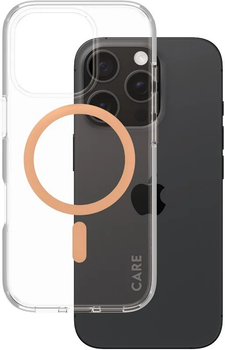 Панель CARE by PanzerGlass Flagship Case Transparent Urban Combat w. Peachy MagSafe для Apple iPhone 16 Pro (5715685004407)