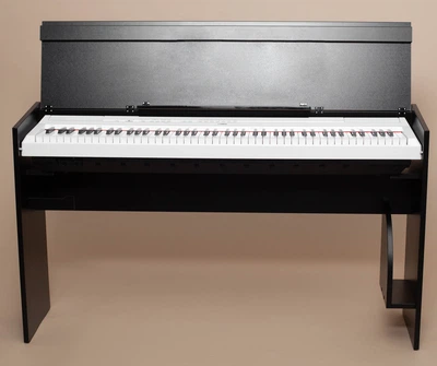 Стійка для цифрового піаніно Yamaha P-45 GA Music з кришкою та пюпітром підставка для клавішних Чорна