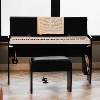 Стойка для цифрового пианино Yamaha P-145 GA Music с крышкой и пюпитром подставка для клавишных Черная