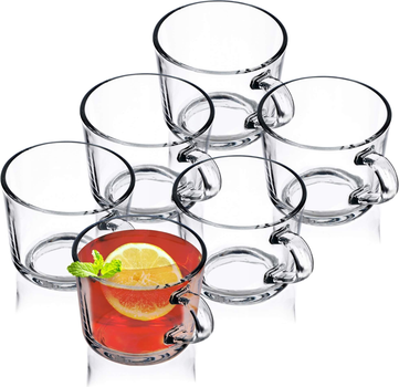 Zestaw kubków Kadax Flero z uchem 270 ml 6 szt (5903699409305)