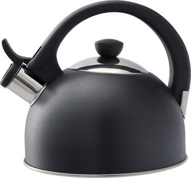 Czajnik nierdzewny Kadax Vasto z gwizdkiem Antracytowy 1.7 l (5903699469293)