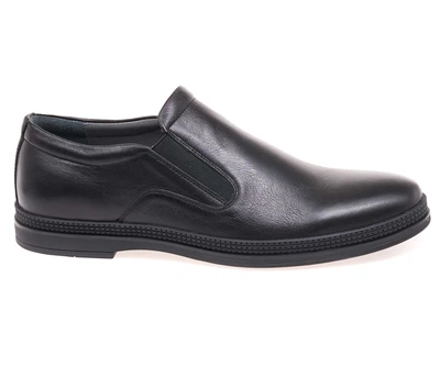 Туфлі комфорт чоловічі IKOS 1358-1/BLACK LEATHER 43 Чорний