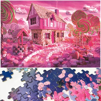 Пазлы Рай для сладкоежки на 1000 элементов размер картины 75х50 см PuzzLesKo