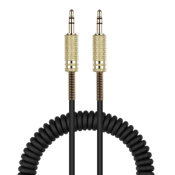 Кабель AUX 3.5 мм для колонок и наушников Marshall – Чёрный