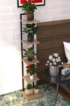 Подставка под цветы в стиле лофт EcoLoft Ліма DSP-1218 Дуб Аппалачи