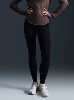Спортивні легінси для фітнесу жіночі Nike W Nk Df Swift Hr 7/8 Tight HJ2252-010 L Чорні (0197860170612)