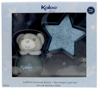 Zestaw dla dzieci Kaloo Blue Woda zapachowa 50 ml + Lampka nocna (3760048931687)