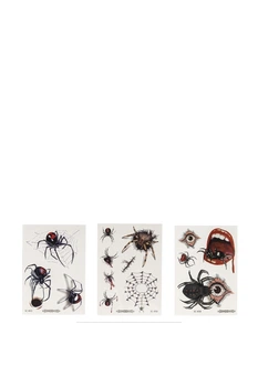 Набір тимчасових тату «Павуки» колір різнокольоровий No Brand ЦБ-00285399