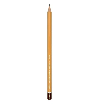 Карандаш классический "Koh-i-Noor" 1500 2H, без ластика, технический