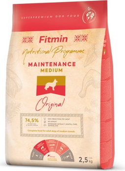 Sucha karma dla psów Fitmin Maintenance Medium Original 2.5 kg (8595237035519)