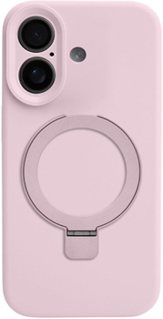 Панель Evelatus Premium Magsafe Soft Touch Silicone with Stand для Apple iPhone 16 Pink Sand (EVEAPP16PMSSTSPS)