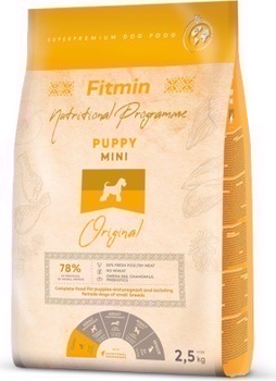 Sucha karma dla szczeniąt Fitmin Mini Puppy Original 2.5 kg (8595237035496)