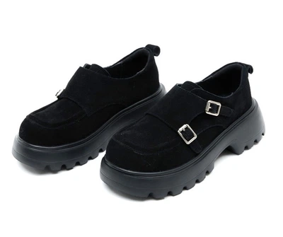 Лоферы LONZA 200638 1563-8 suede Черный 41 26см