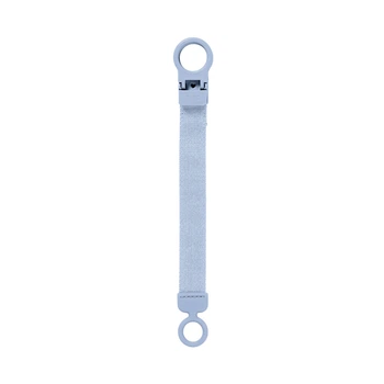 Держатель-лента для пустышки с петлей BIBS Pacifier Clip Loop, Dusty Blue