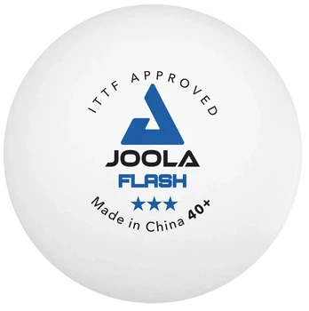 М'ячі для настільного тенісу Joola Flash 40+ White ITTF 3 шт (40042)