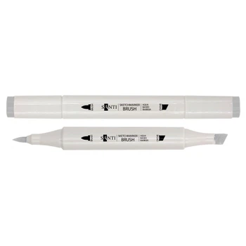 Маркер двусторонний акварельный Santi sketch SM-91 391121 холодный серый