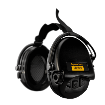 Активні навушники Sordin Supreme Pro-X Neckband Black PVC