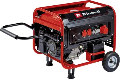 Генератор бензиновый Einhell TC-PG 65/E5 трехфазный электростартер 6.51 кВт 25л (4152610)