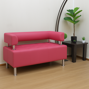Диван офісний BNB Iris Compact 160 см рожевий