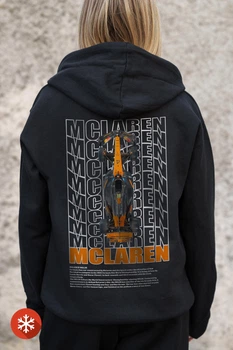 Жіноче Утеплене Зіп Худі На Флісі Зіпер З Принтом Mclaren Kane Black S/M (8055835)