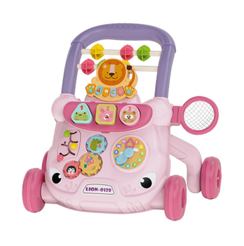 Ходунки дитячі, каталка з розвиваючим центром, рожевий MA570pink