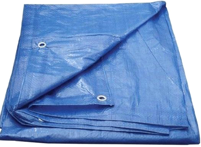 Plandeka VOREL 57 g/m² 4 x 5 m Niebieska (85124_v)