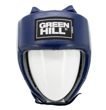 Шлем бокс GREEN HILL TRAINING искусственная кожа синий size M