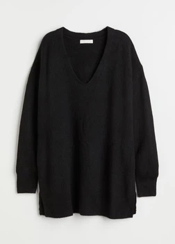 Жіночий пуловер H&M 207913-2 XS(160/80) чорний (2000005025426)