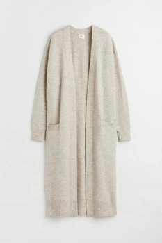 Жіночий кардиган H&M 209287-2 S(165/88) бежевий (2092870003)
