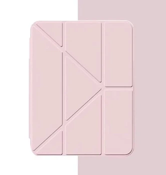 Чохол iPad 10/11 A16 2022-2025 Acrylic Color Frame Transformer Pen Slot light pink