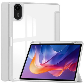 Чехол Clear Acrylic Xiaomi Redmi Pad 2 (2025) 11" с местом для стилуса Серый