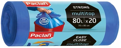 Мішки для сміття Paclan Multitop 80 л 20 шт (5900942341702)