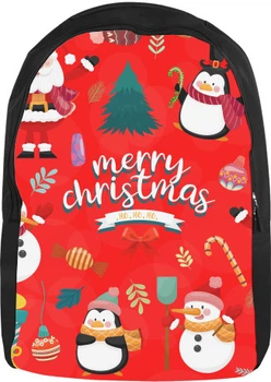 Рюкзак 3D merry christmas art Розмір 28x38см