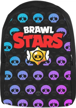 Рюкзак 3D Brawl stars логотип Розмір 28x38см