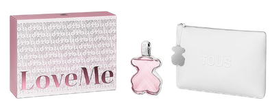 Zestaw damski Tous LoveMe Woda perfumowana 90 ml + Kosmetyczka (8436603334587)