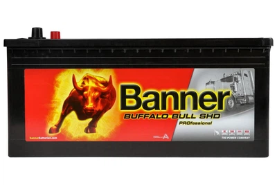 Акумулятор BANNER 12V 225Ah 1150A Вібростійкі Buffalo Bull Shd Pro L+ 517*273*240Mm
