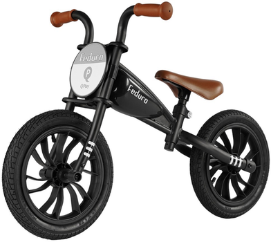Rowerek biegowy Qplay Feduro Black (5061047481097)