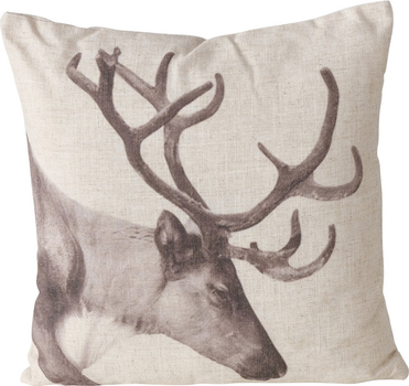 Poduszka dekoracyjna Boltze Stag bawełniana 45 x 45 cm (5902973458367)