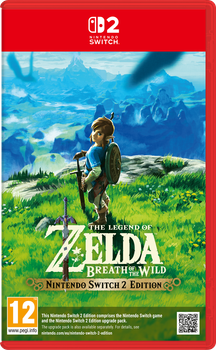 Игра Nintendo Switch 2 The Legend of Zelda: Breath of the Wild (Картридж)