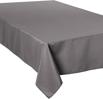 Obrus Atmosphera plamoodporny prostokątny szary 300 x 150 cm (3560239403401)