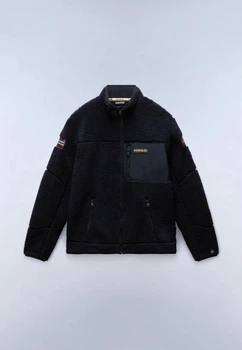 Куртка флісова Napapijri Yupik Full-Zip Fleece L Чорний (82938143)