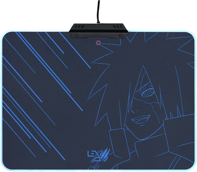 Podkładka pod myszkę Lexip Naruto Shippuden Madara RGB Speed Black/Blue (3760352730396)