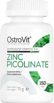 Вітамінно-мінеральний комплекс OstroVit Zinc Picolinate 150 таблеток (5903246224535)