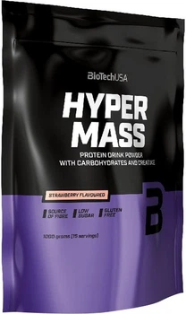 Гейнер для набору маси Biotech Hyper Mass 1 кг Полуниця (5999076232734)