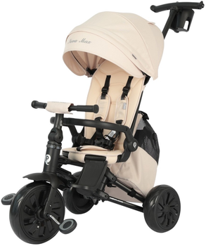 Rowerek trójkołowy Qplay Nova Max Beige (5061047482186)